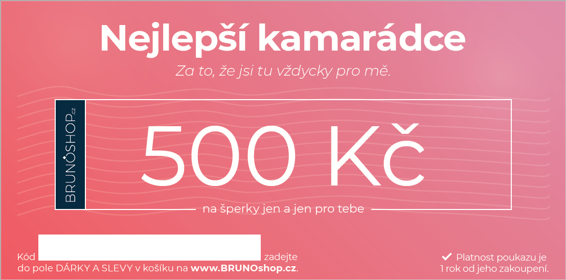 Levně Elektronický poukaz PRO KAMARÁDKU 500 Kč