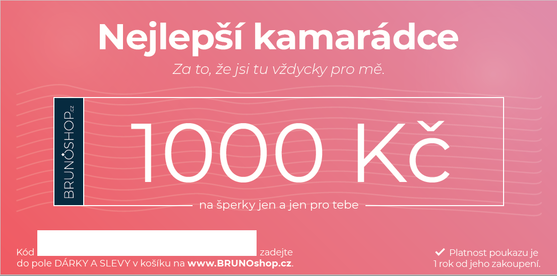 Levně Elektronický poukaz PRO KAMARÁDKU 1 000 Kč