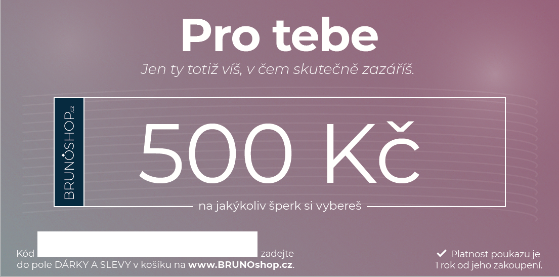 Levně Elektronický poukaz PRO TEBE 500 Kč