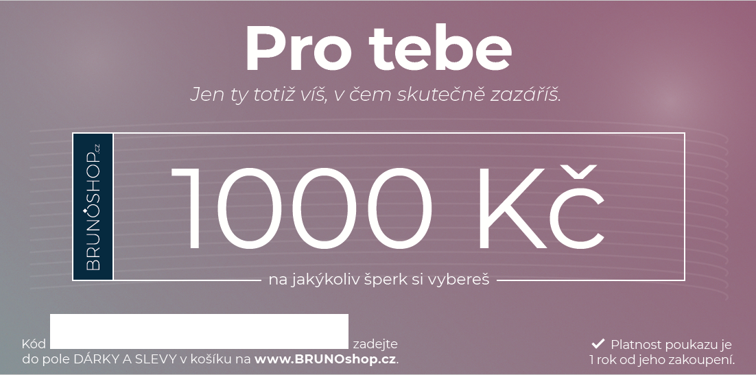 Elektronický poukaz PRO TEBE 1 000 Kč