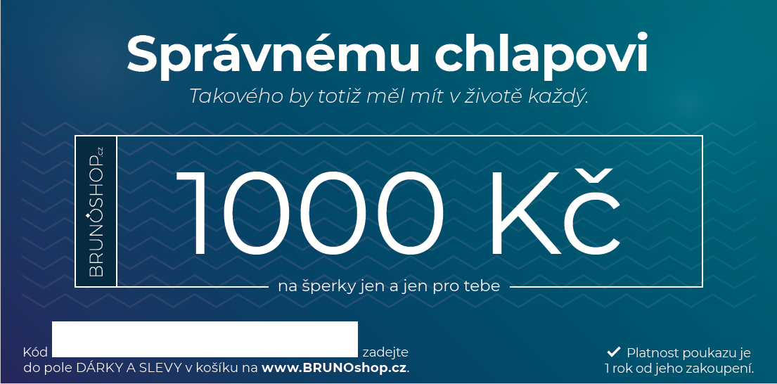 Levně Elektronický poukaz PRO SPRÁVNÉHO CHLAPA 1 000 Kč