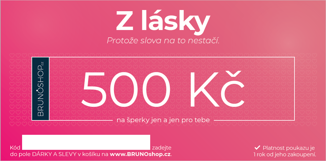 Levně Elektronický poukaz Z LÁSKY 500 Kč