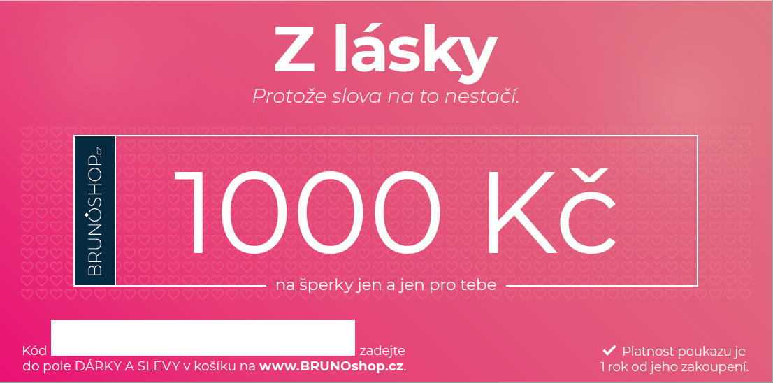 Levně Elektronický poukaz Z LÁSKY 1 000 Kč