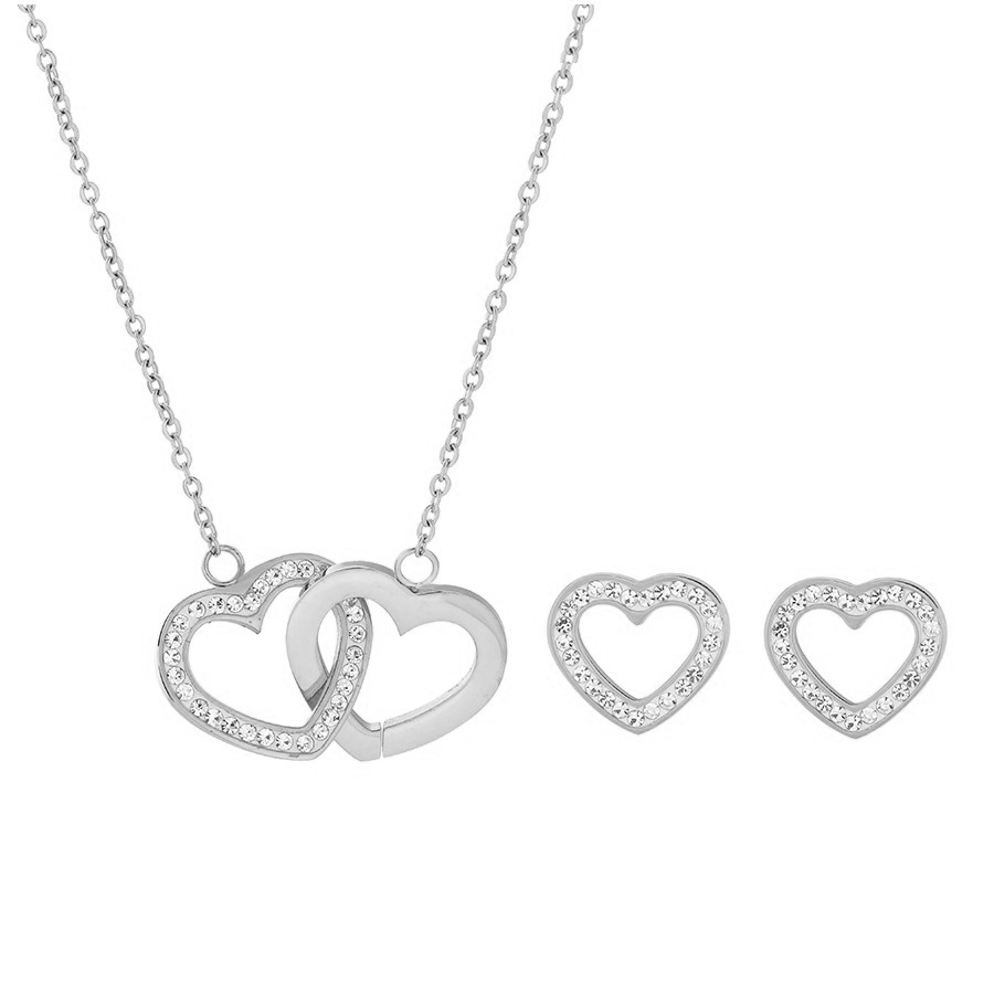 BRUNOshop.cz Souprava SRDCE s kamínky