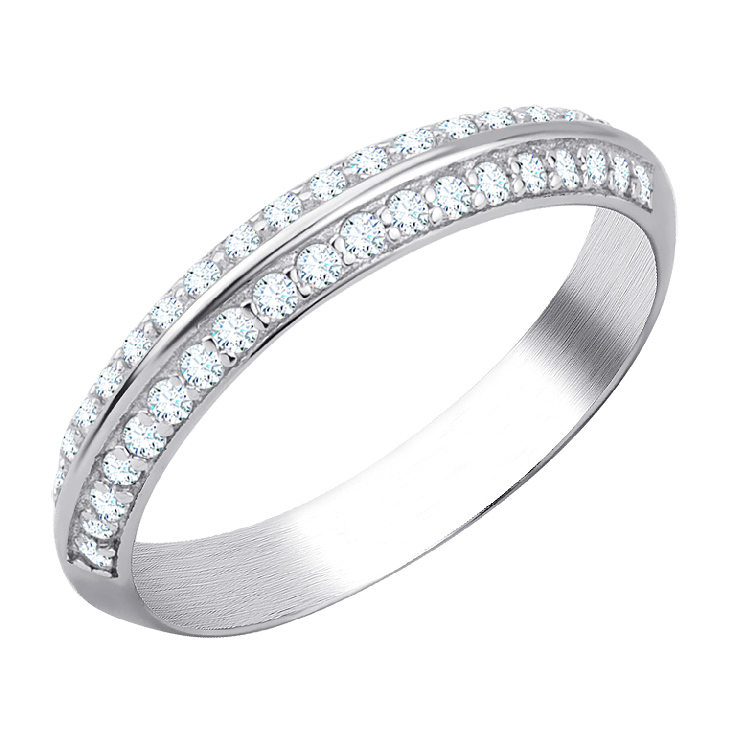 Y0014 Stříbrný prsten TIARA se zirkony Velikost: 5 (EU: 49 - 51)