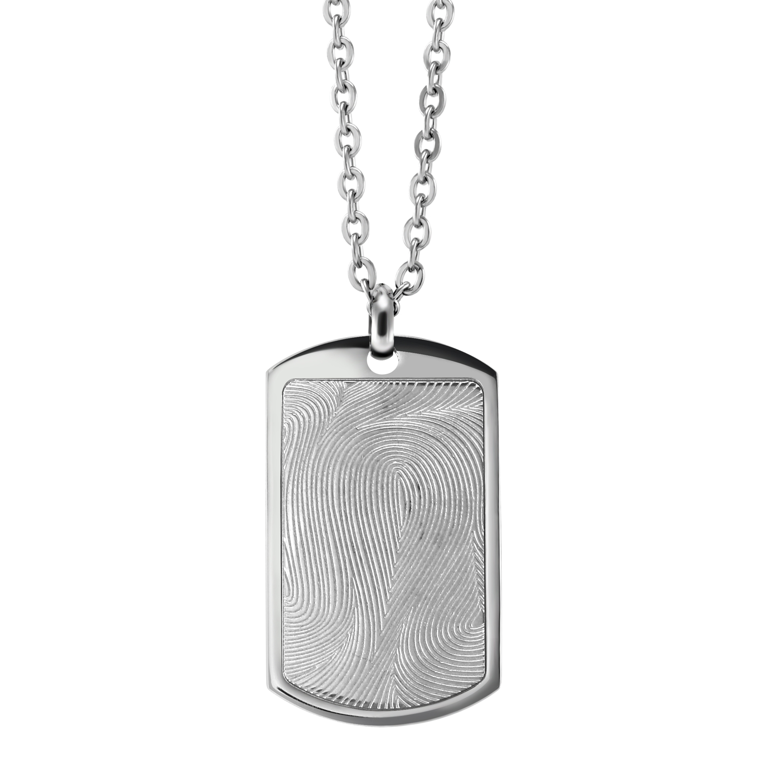 BRUNOshop.cz Přívěsek VOJENSKÁ (PSÍ) ZNÁMKA s otiskem + řetízek