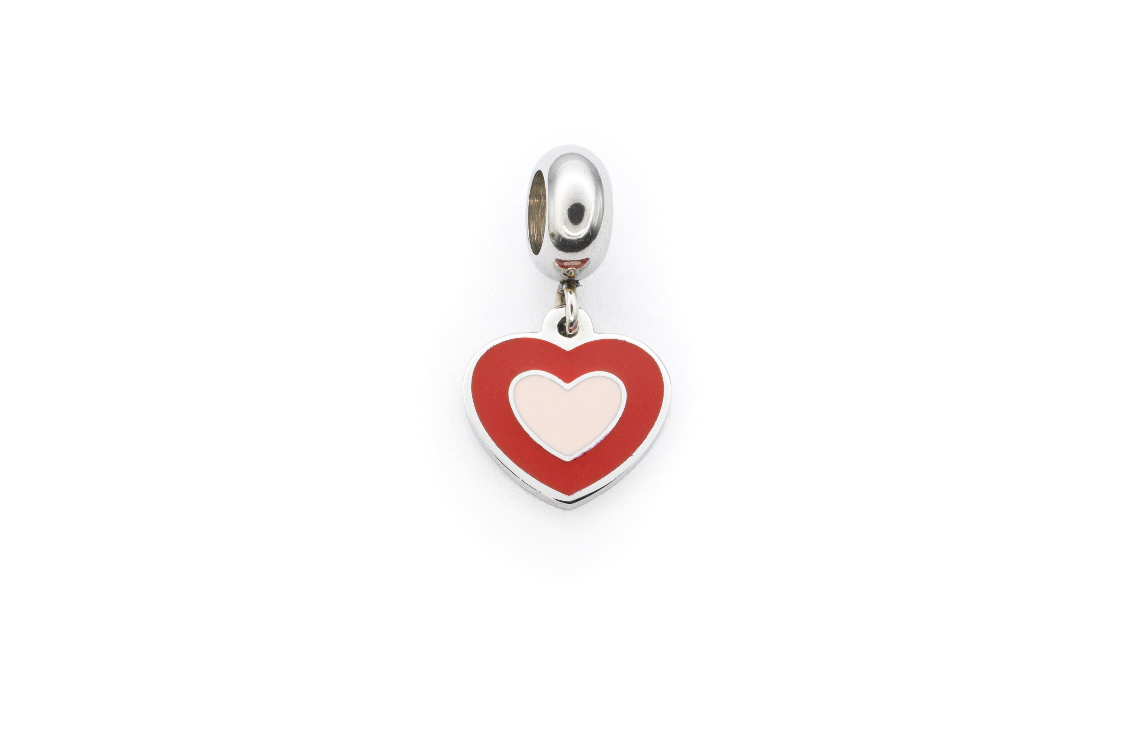 BRUNOshop.cz Visací přívěsek na náramek PLNÉ SRDCE BAREVNÝ