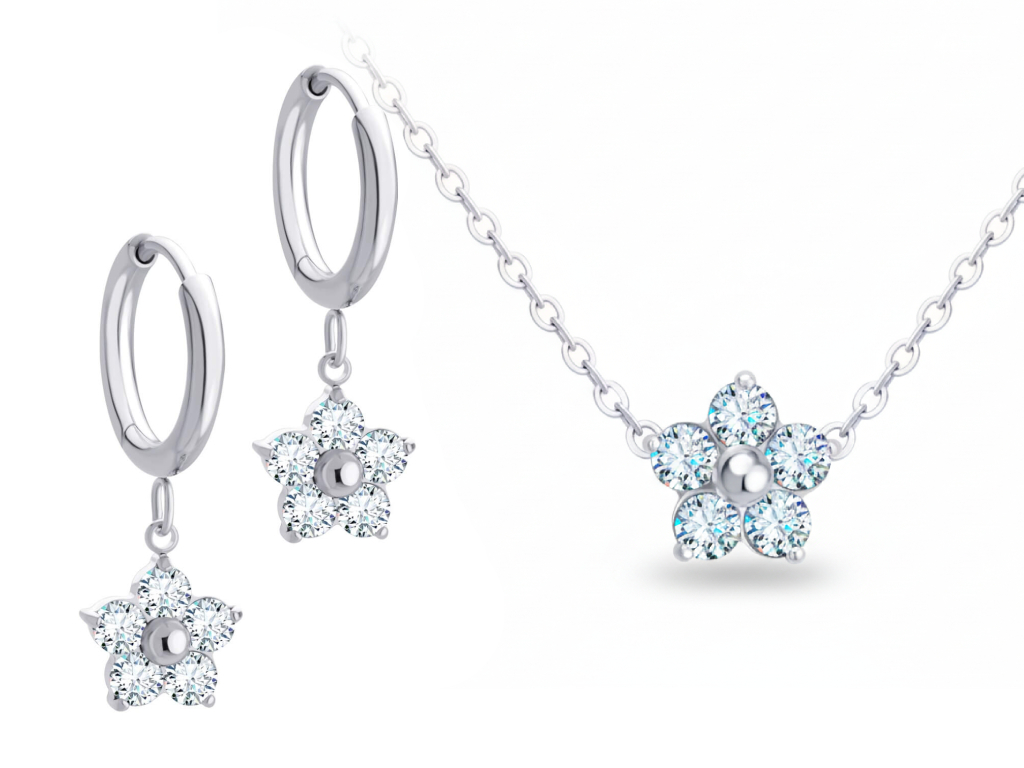 BRUNOshop.cz Souprava KVÍTEK s kamínky