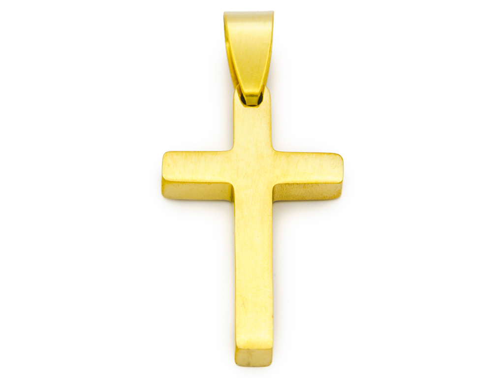 BRUNOshop.cz Přívěsek KŘÍŽEK GOLD