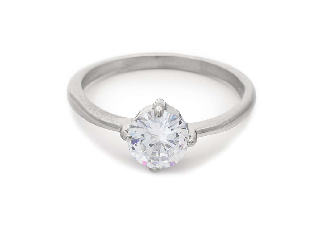 BRUNOshop.cz Zásnubní prsten s kamínkem Velikost: 10 (EU: 61,5 - 63,5)