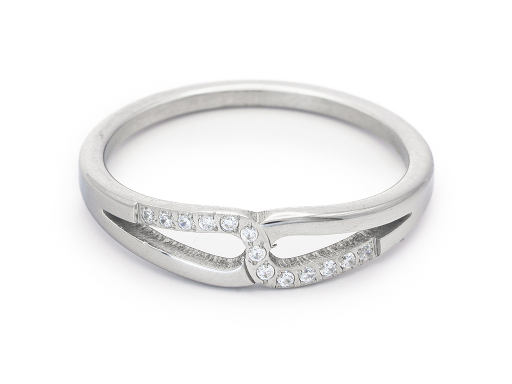 BRUNOshop.cz Prsten KAPKY s kamínky Velikost: 10 (EU: 61,5 - 63,5)