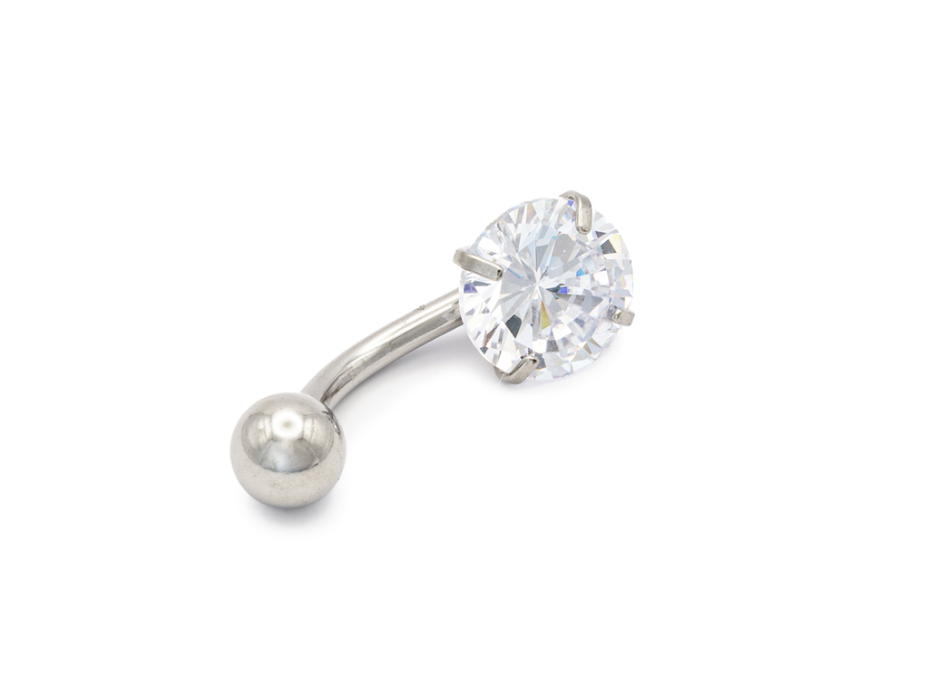 BRUNO Piercing do pupíku TŘPYTIVÁ ELEGANCE