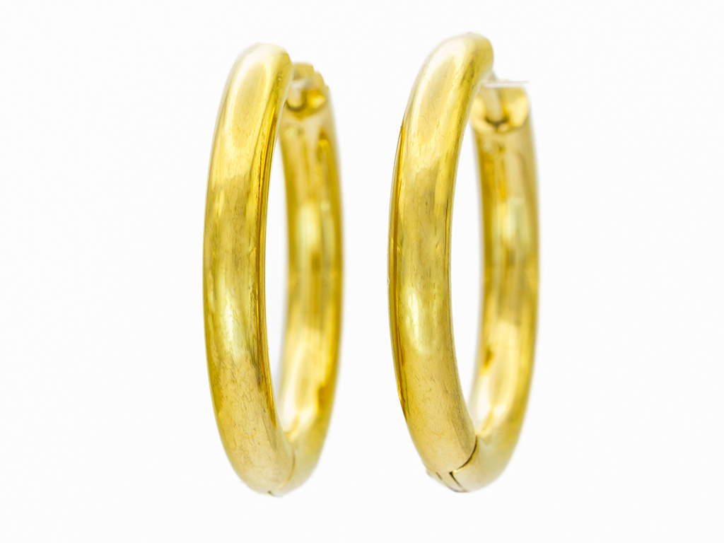 BRUNOshop.cz Náušnice kroužky KLASIK GOLD 1,9 cm