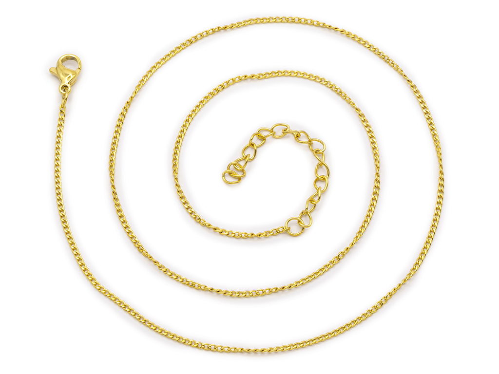 BRUNOshop.cz Tenký nastavitelný řetízek PANCR GOLD