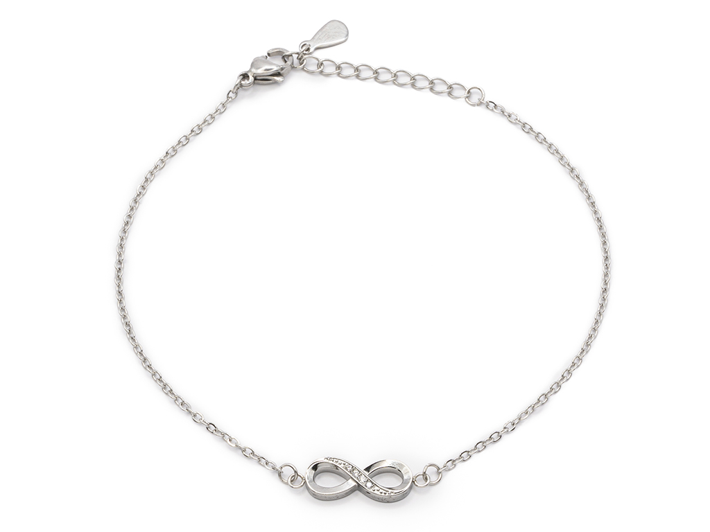 BRUNOshop.cz Náramek NEKONEČNO s kamínky II