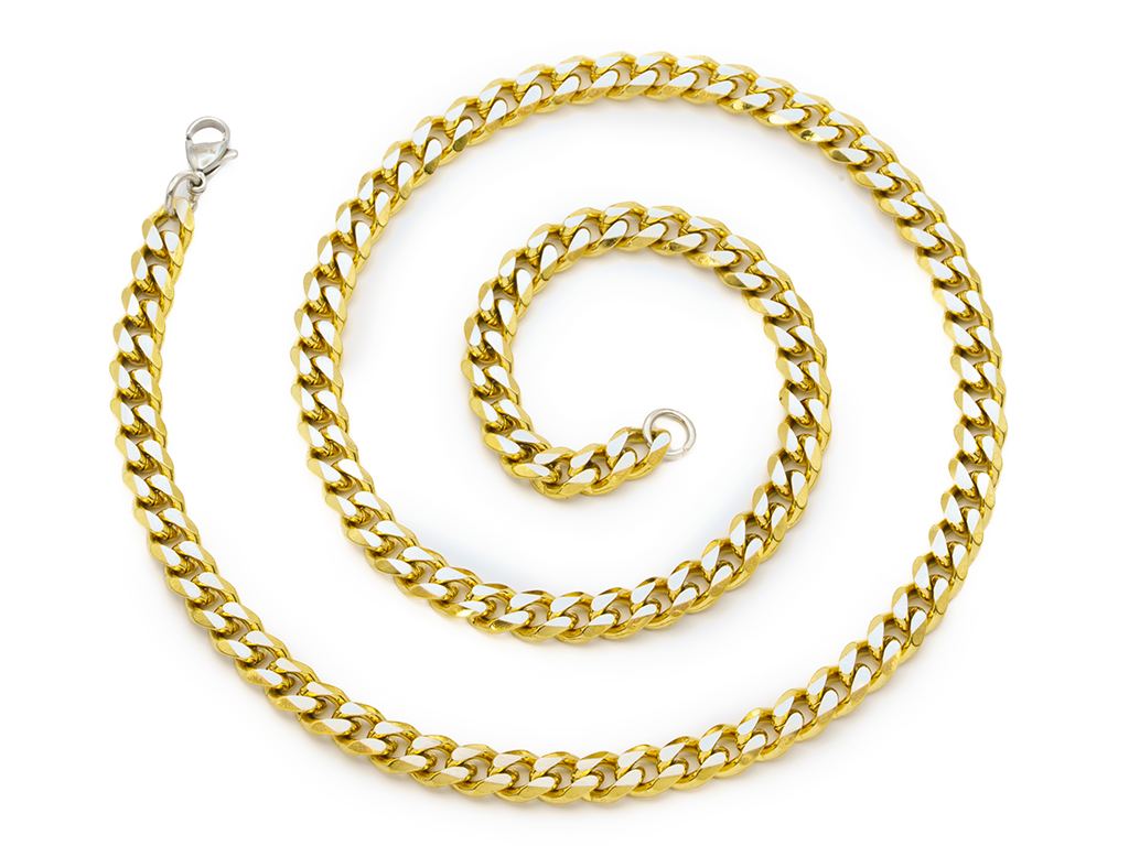 BRUNOshop.cz Řetěz PANCR SILVER/GOLD 55/0,7 cm