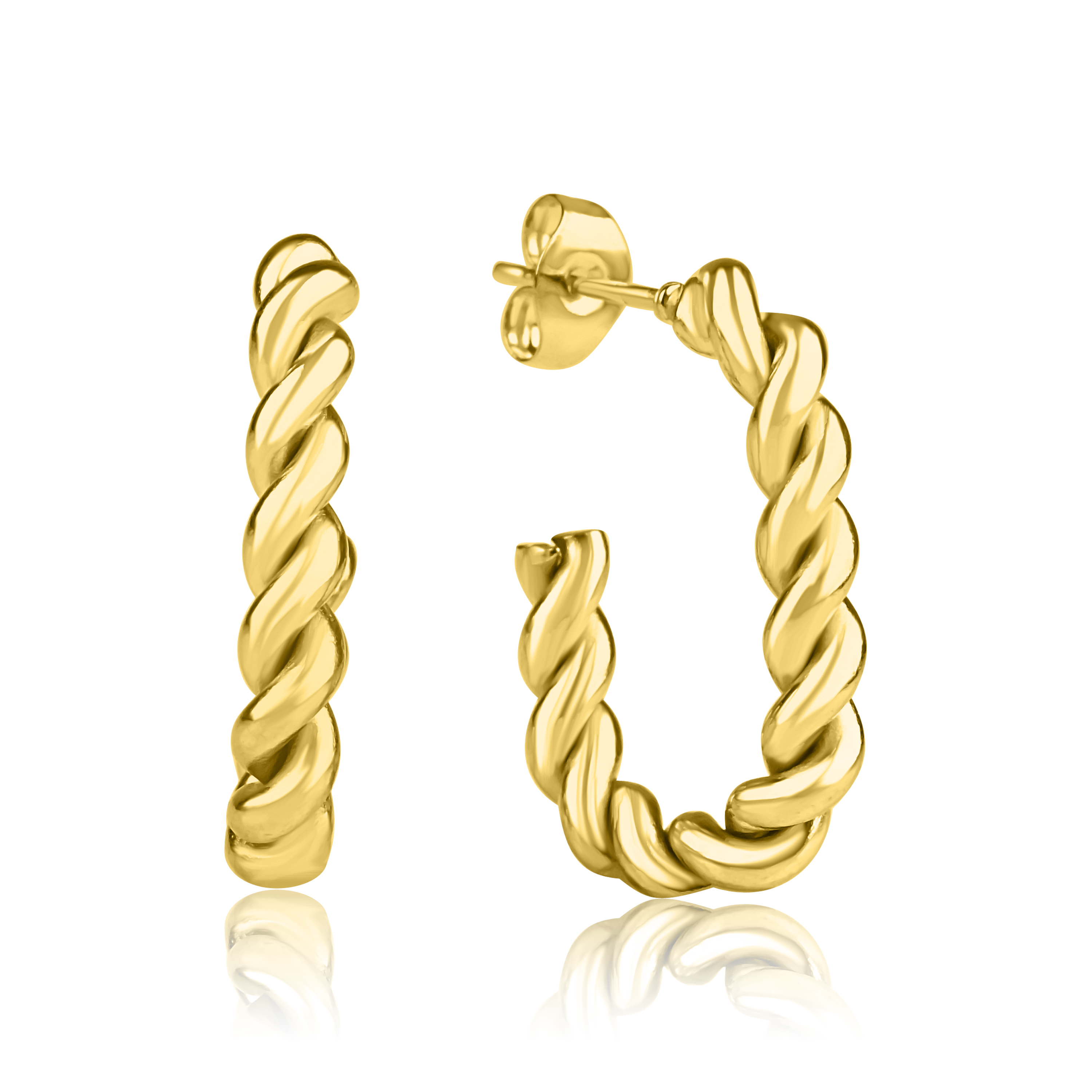 Meucci Náušnice MOTOUZ GOLD