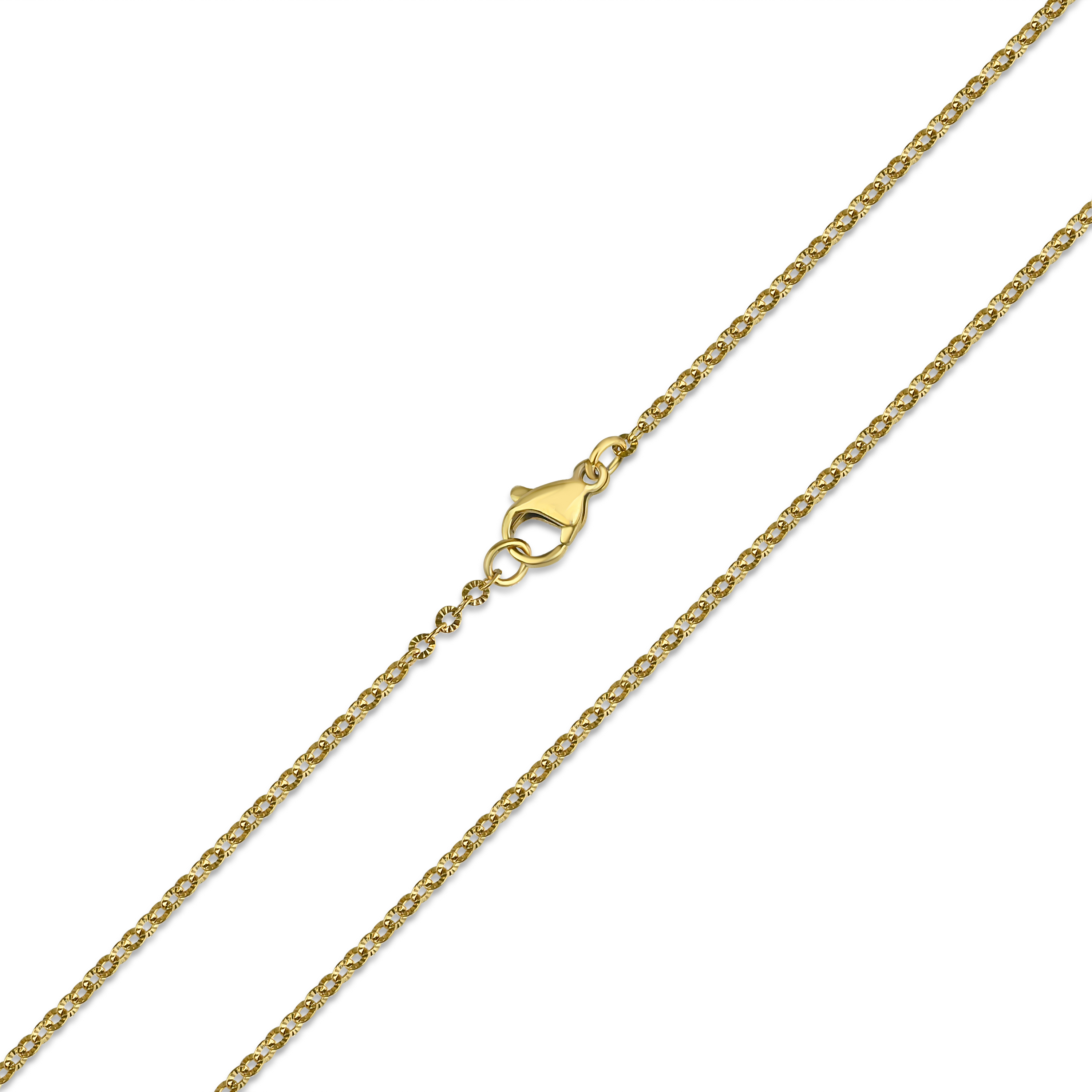 Meucci Vzorovaný řetízek 50/0,2 cm GOLD