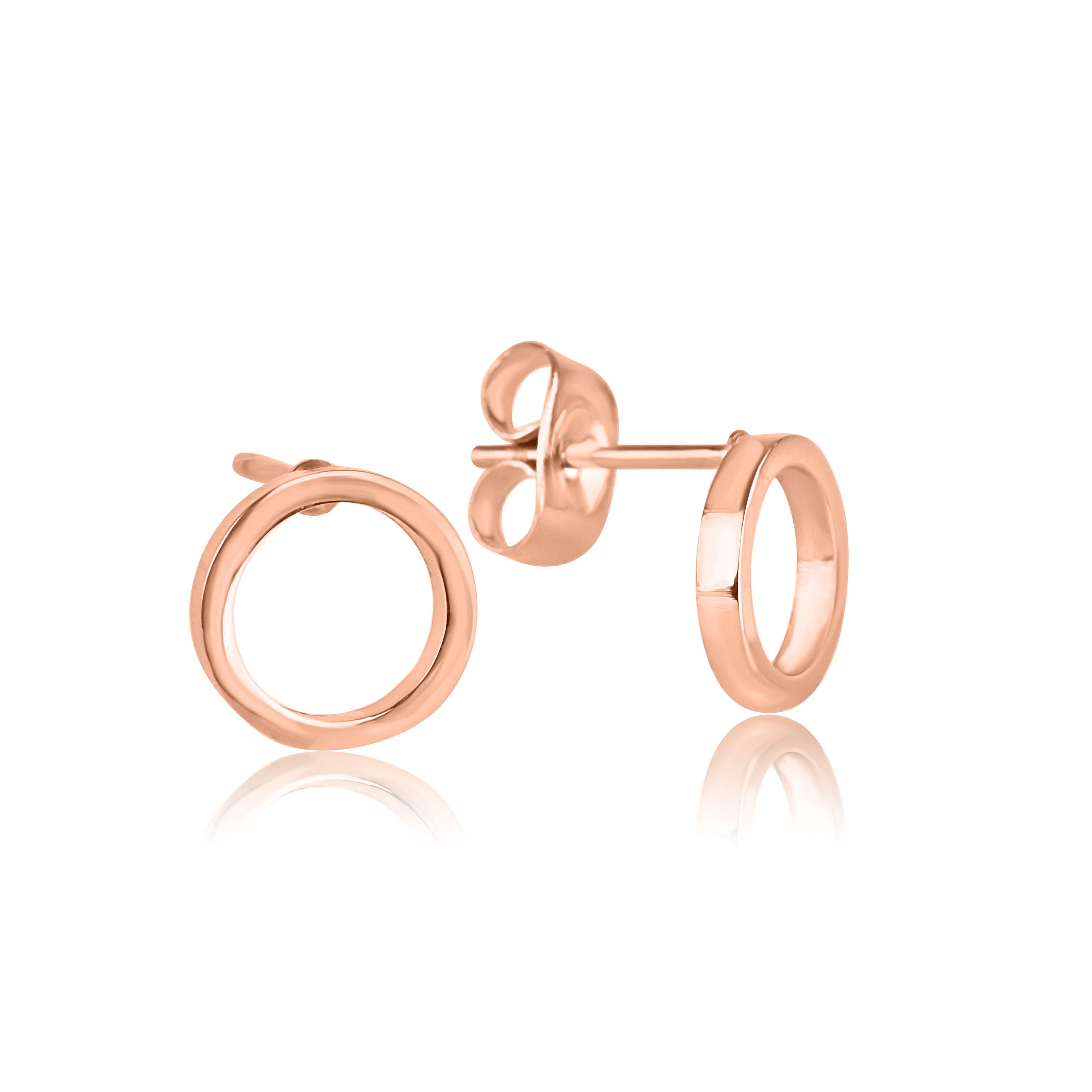 Meucci Náušnice KROUŽEK ROSE GOLD