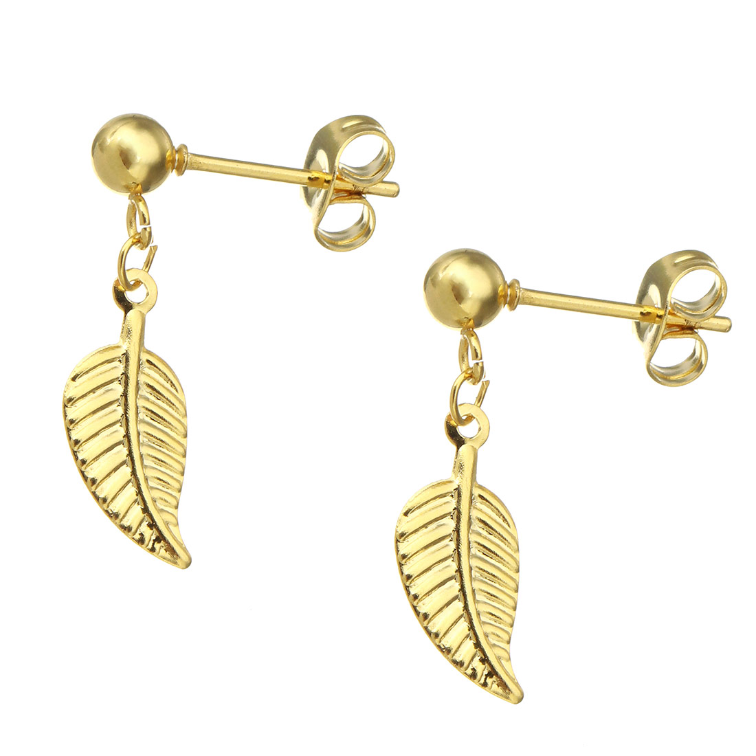 Meucci Visací náušnice PÍRKO GOLD