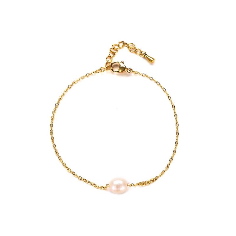 Meucci Nastavitelný náramek ŘÍČNÍ PERLA GOLD