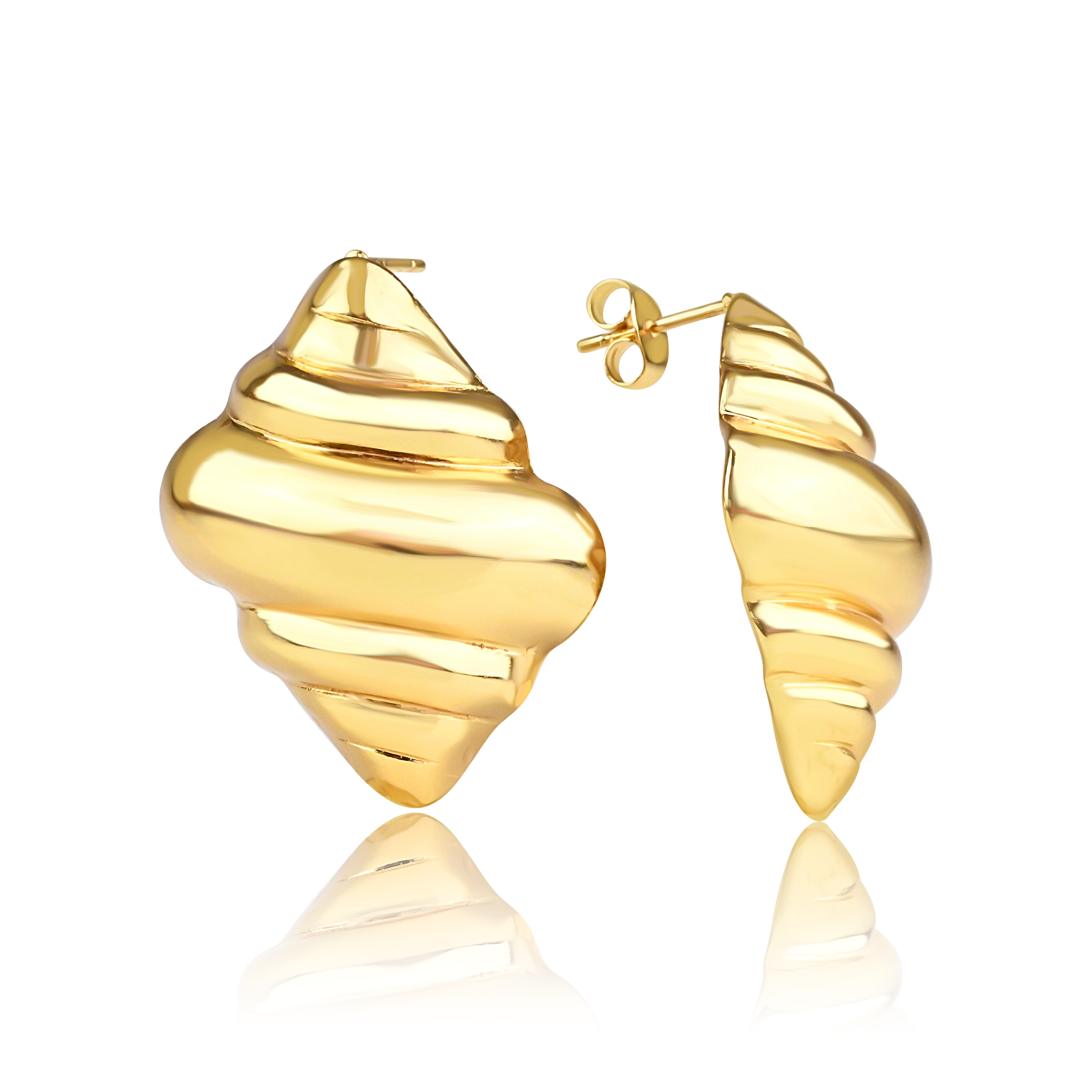 Meucci Náušnice CROISSANT GOLD