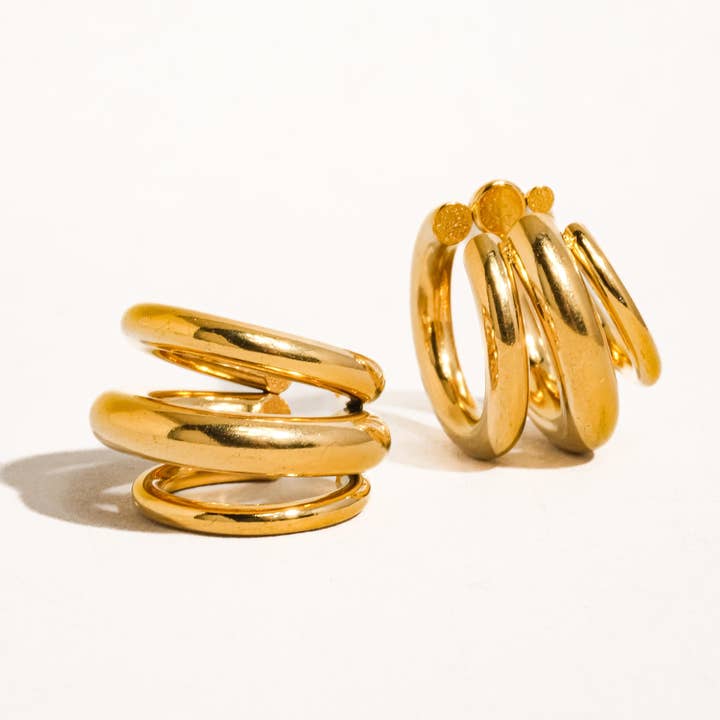 Flânerie by MAIQ Náušnice AMES GOLD