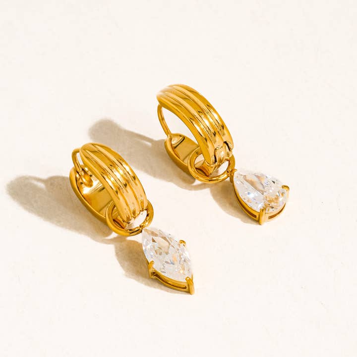 Levně Flânerie by MAIQ Náušnice SAFFRON GOLD