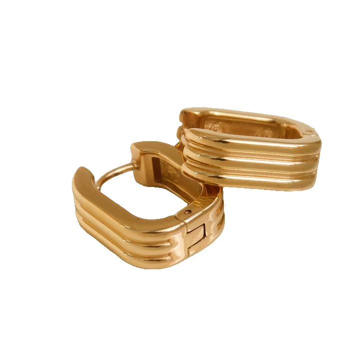 Flânerie by MAIQ Náušnice NOA 18K GOLD PLATED