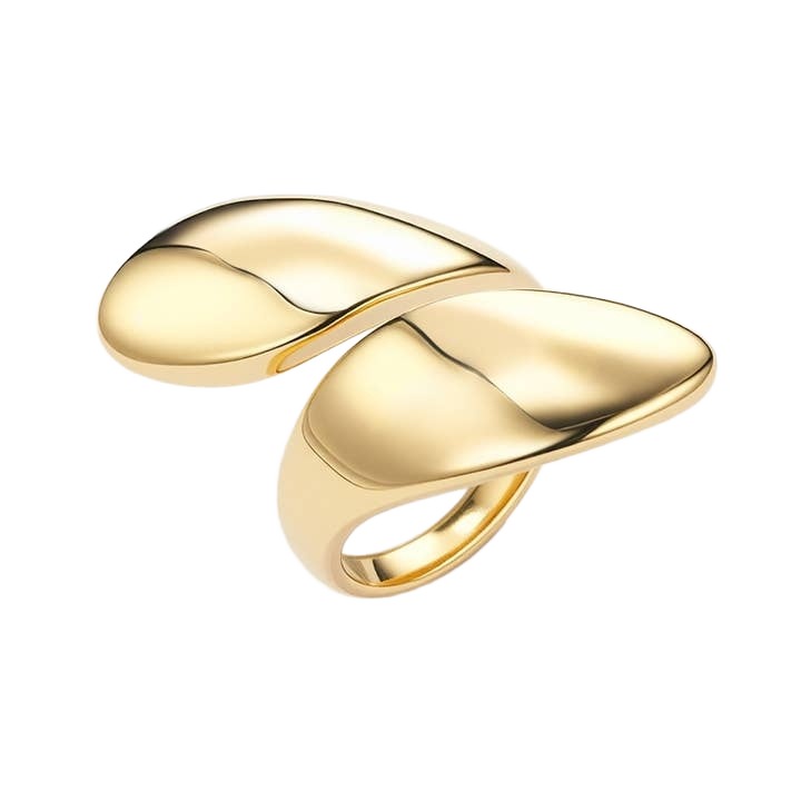 ÉLINE L'ATELIER Prsten LENKA II GOLD Velikost: Univerzální