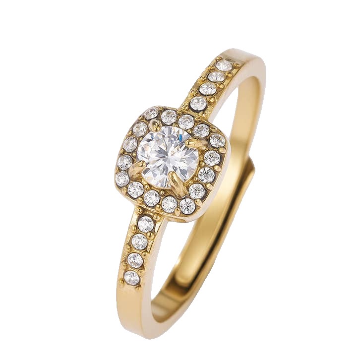 ÉLINE L'ATELIER Prsten STELA III GOLD Velikost: Univerzální