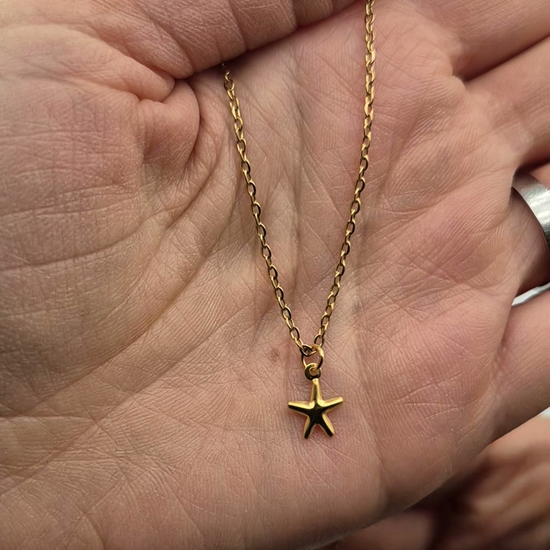 Meucci Náhrdelník HVĚZDICE GOLD