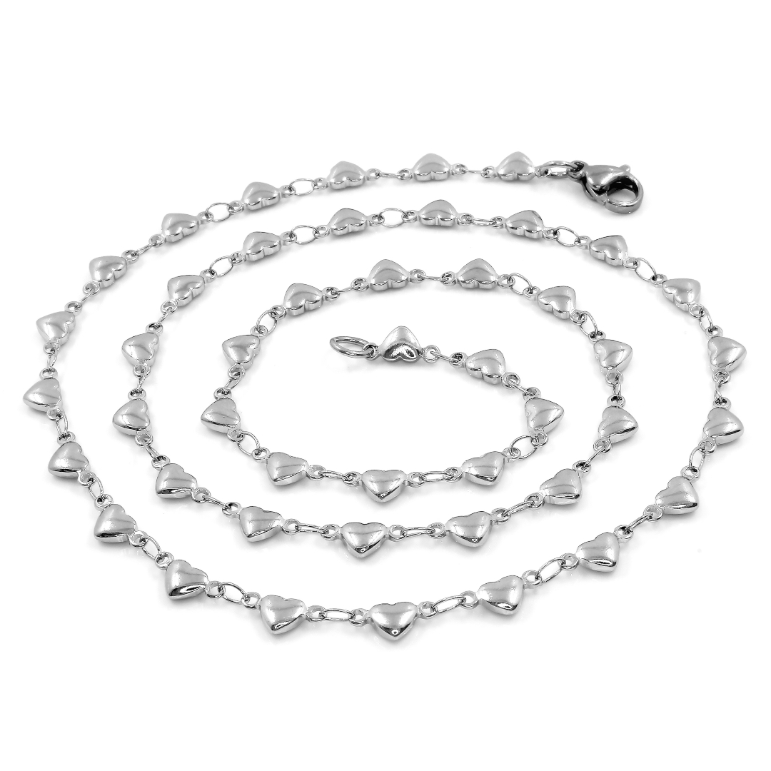 BRUNOshop.cz Srdíčkový řetízek I