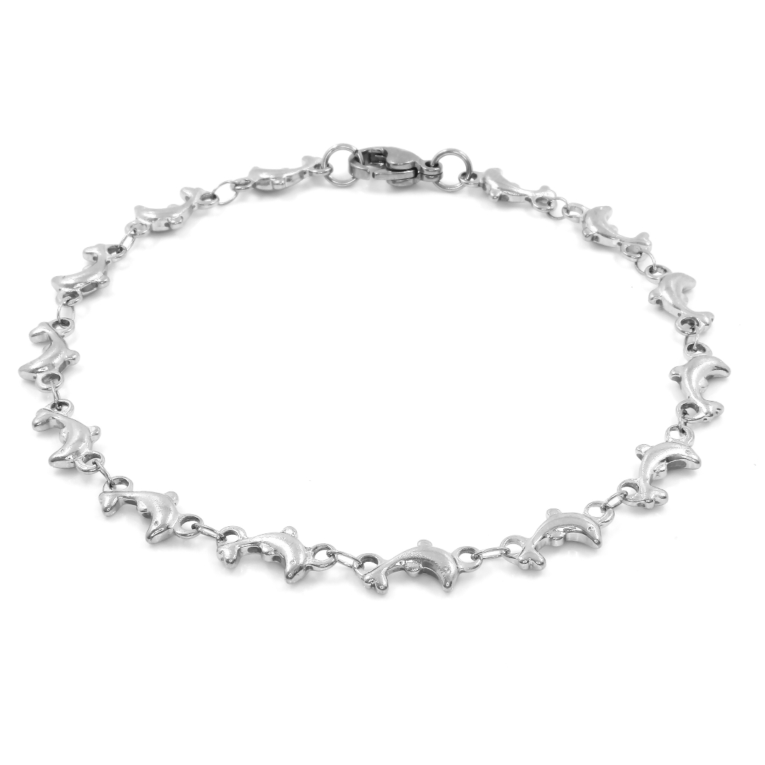 BRUNOshop.cz Náramek DELFÍNCI Délka: 23 cm