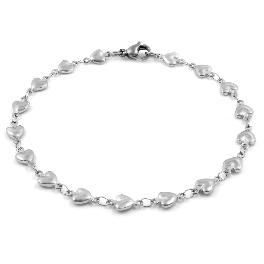 BRUNOshop.cz Srdíčkový náramek V Délka: 23 cm