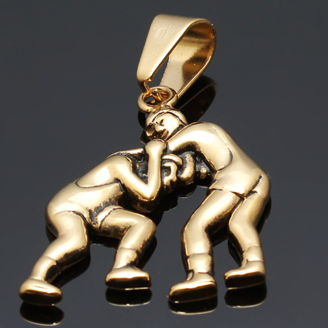 BRUNOshop.cz Přívěsek ZÁPASNÍCI GOLD