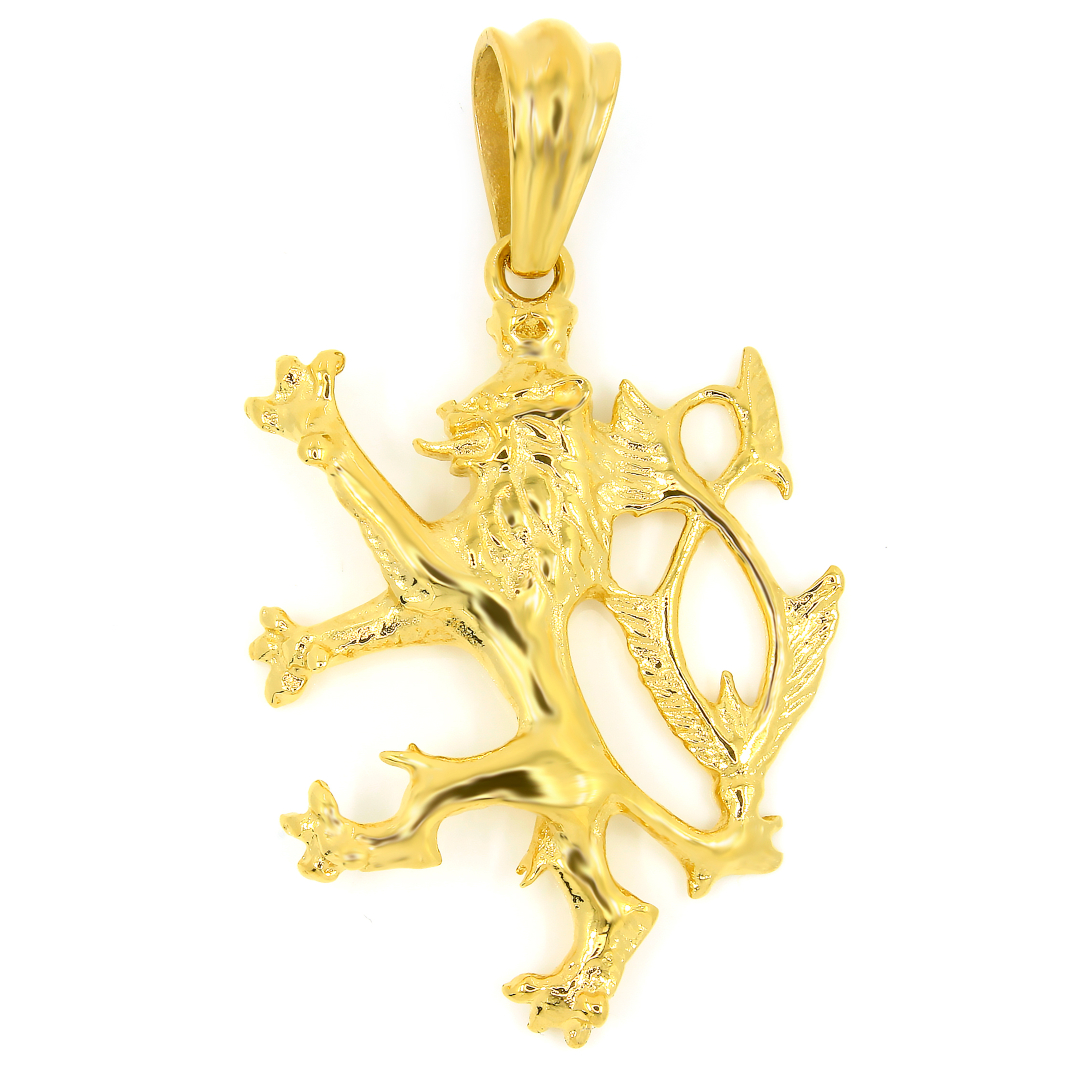 BRUNOshop.cz Přívěsek ČESKÝ LEV GOLD