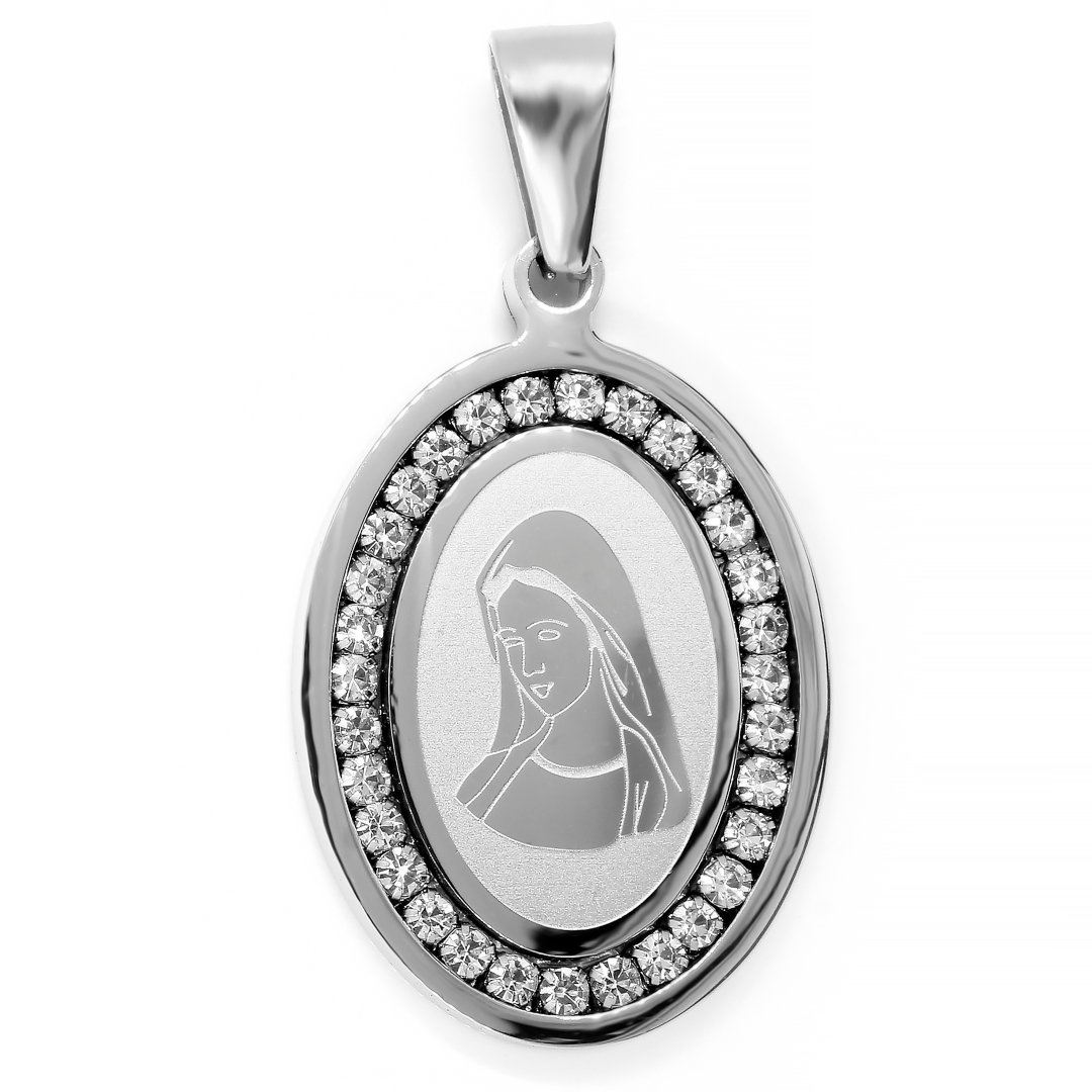 BRUNOshop.cz Přívěsek MADONKA s kamínky