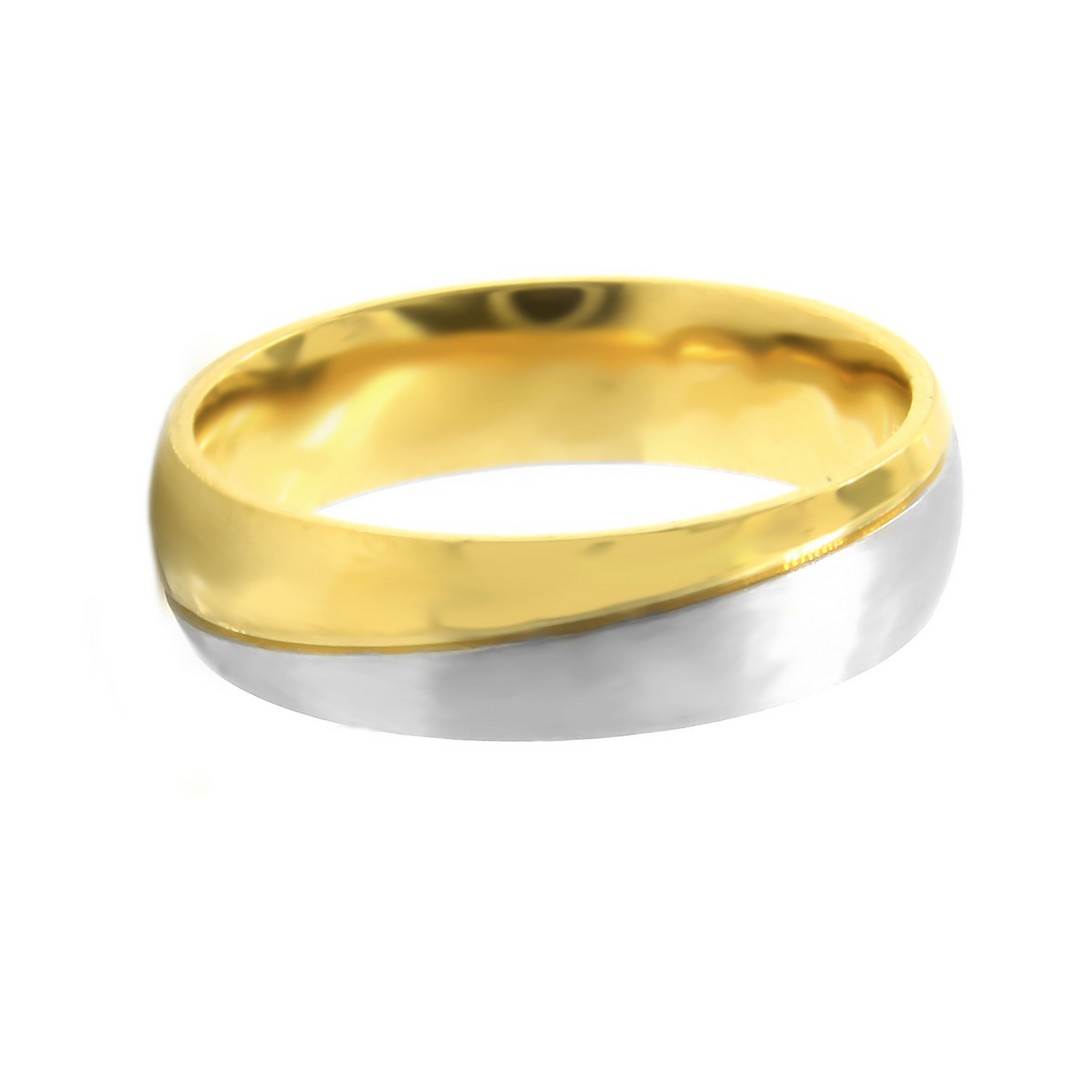 S2883 Pánský prsten DUO GOLD Velikost: 8 (EU: 56,5 - 58,5)