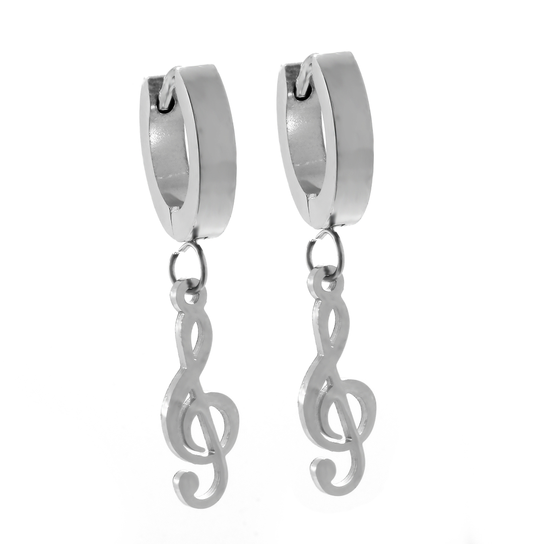 BRUNOshop.cz Náušnice HOUSLOVÝ KLÍČ