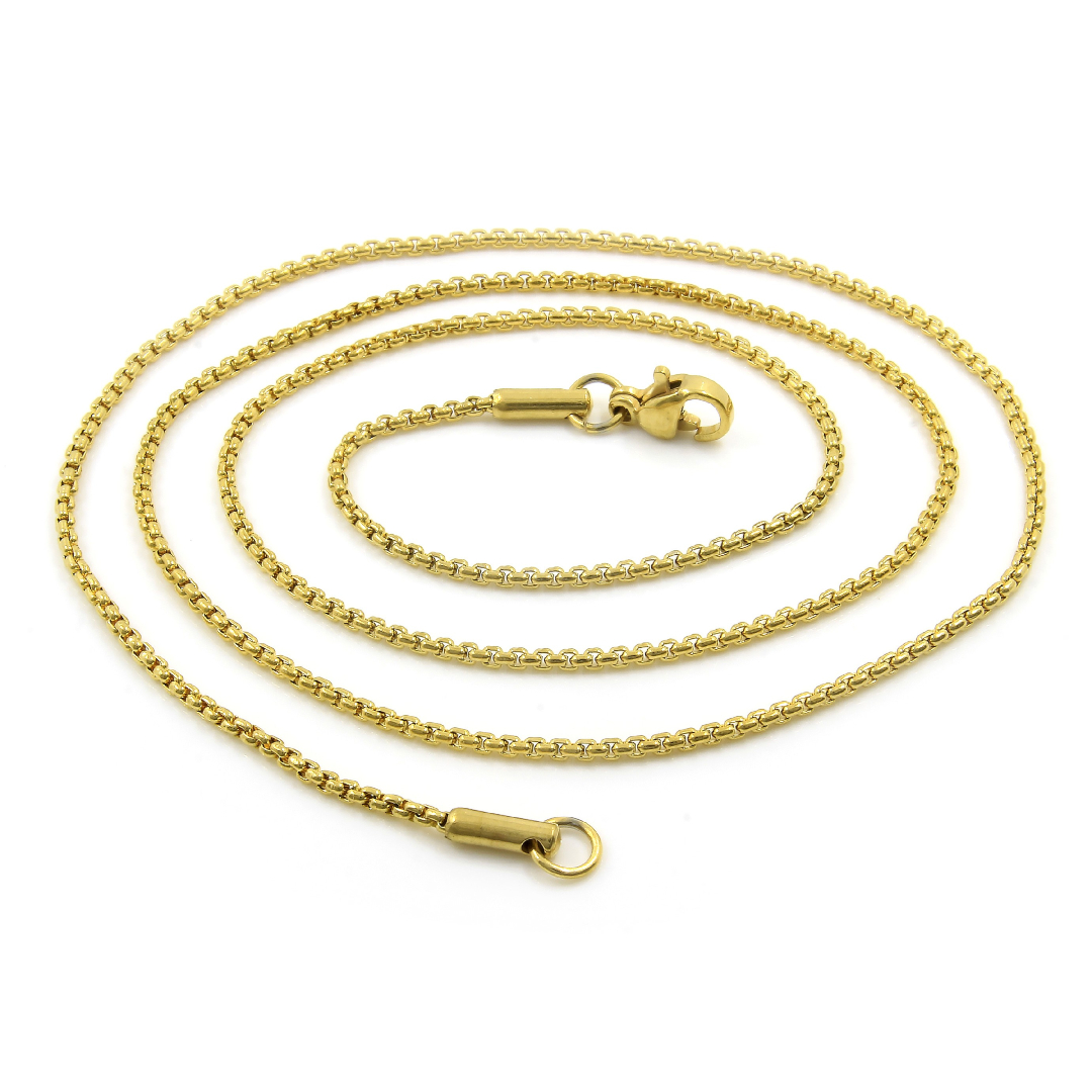 BRUNOshop.cz Tenký řetízek BRUNO GOLD 50/0,15 cm