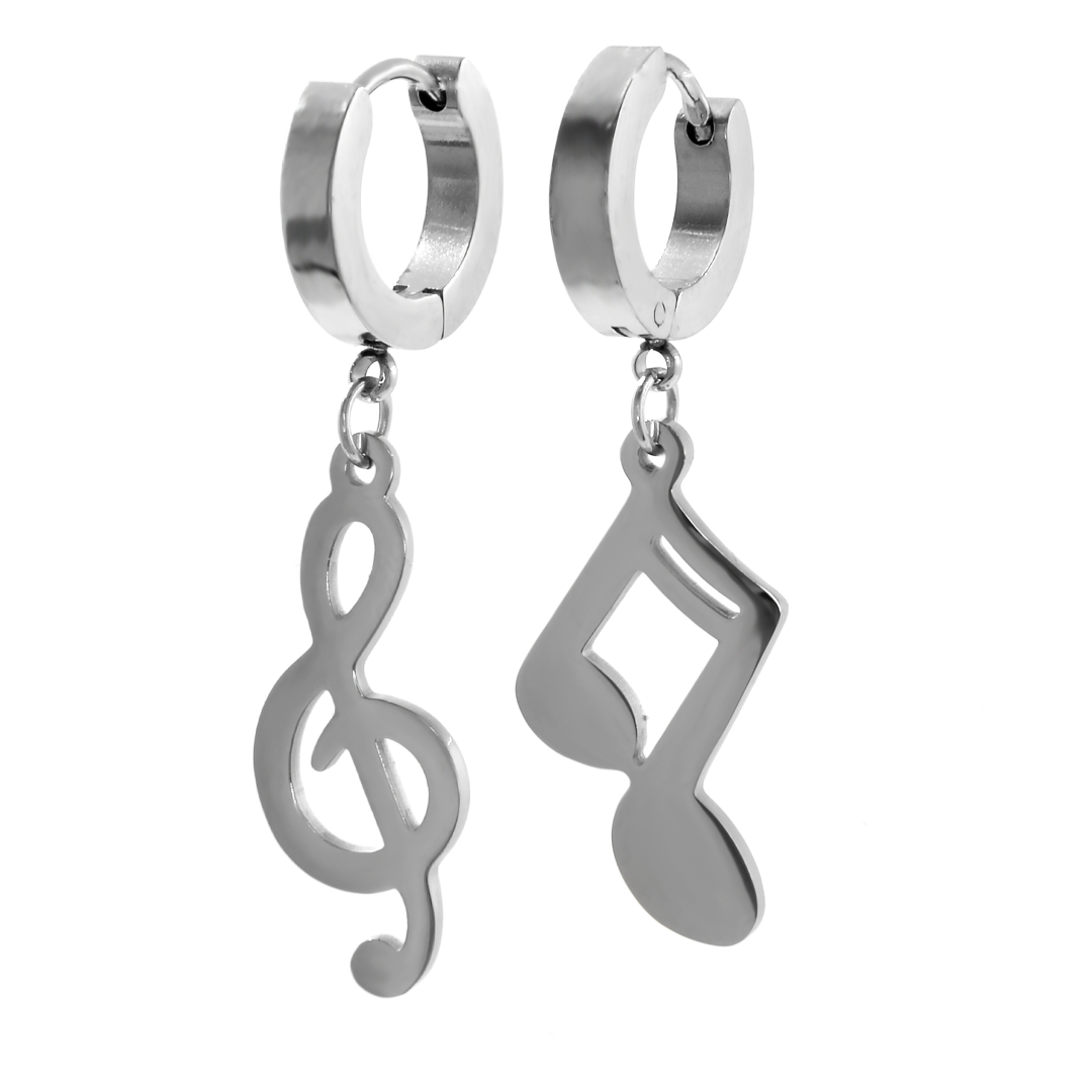 BRUNOshop.cz Visací náušnice NOTA a HOUSLOVÝ KLÍČ