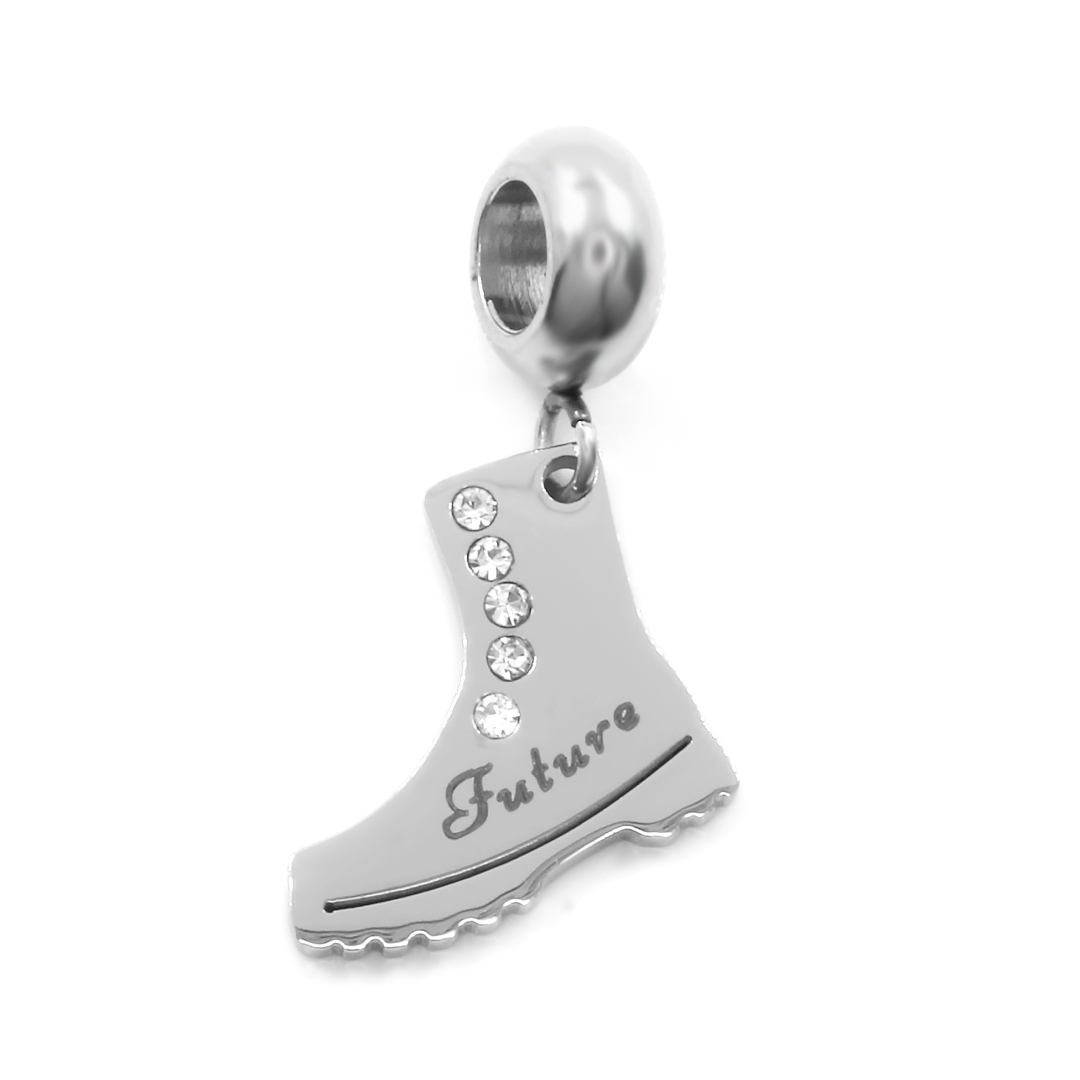 BRUNOshop.cz Visací přívěsek na náramek BUDOUCNOST s kamínky