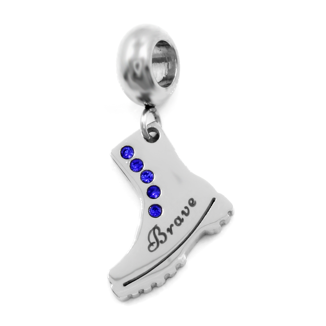 BRUNOshop.cz Visací přívěsek na náramek STATEČNÁ s kamínky