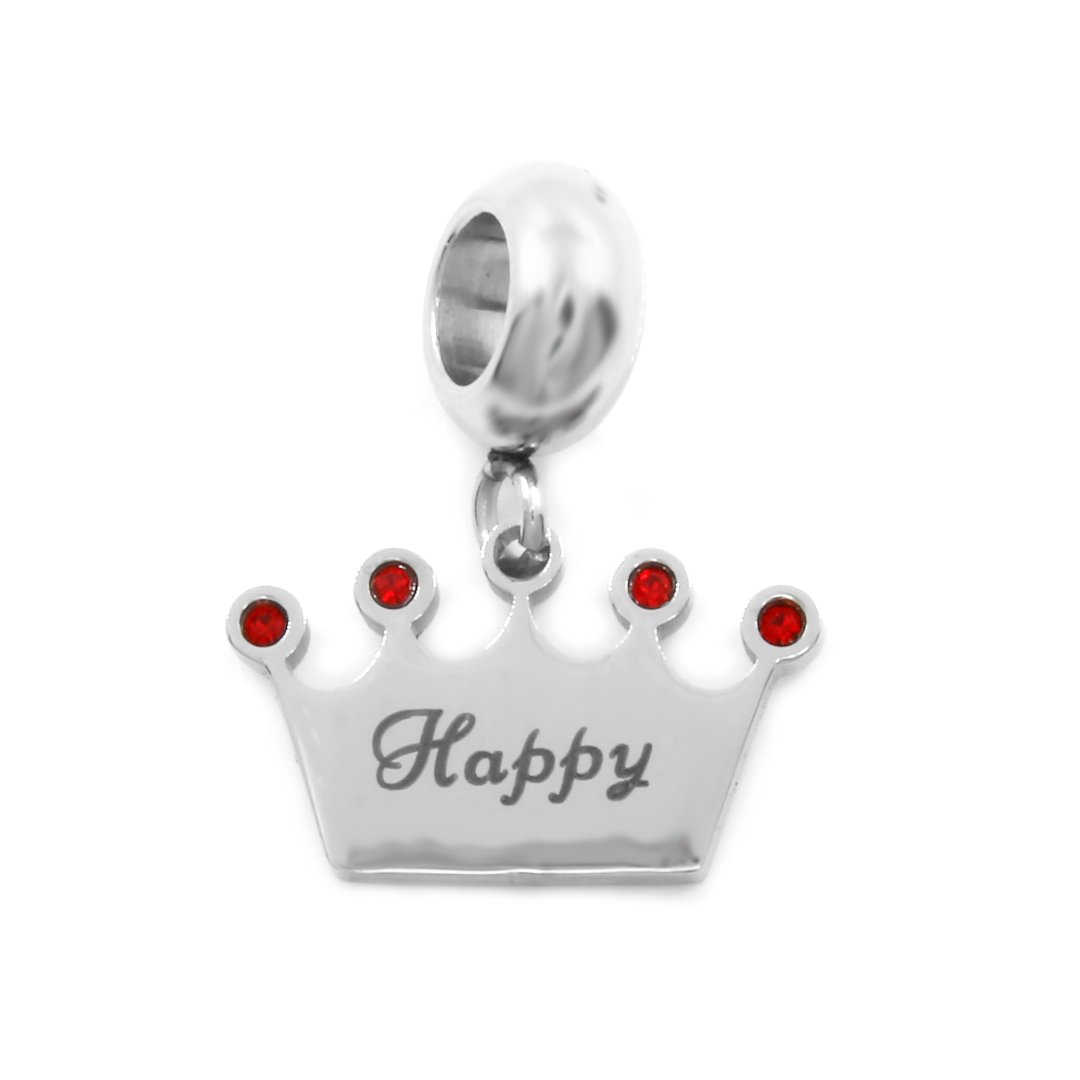 BRUNOshop.cz Visací přívěsek na náramek RADOST s kamínky