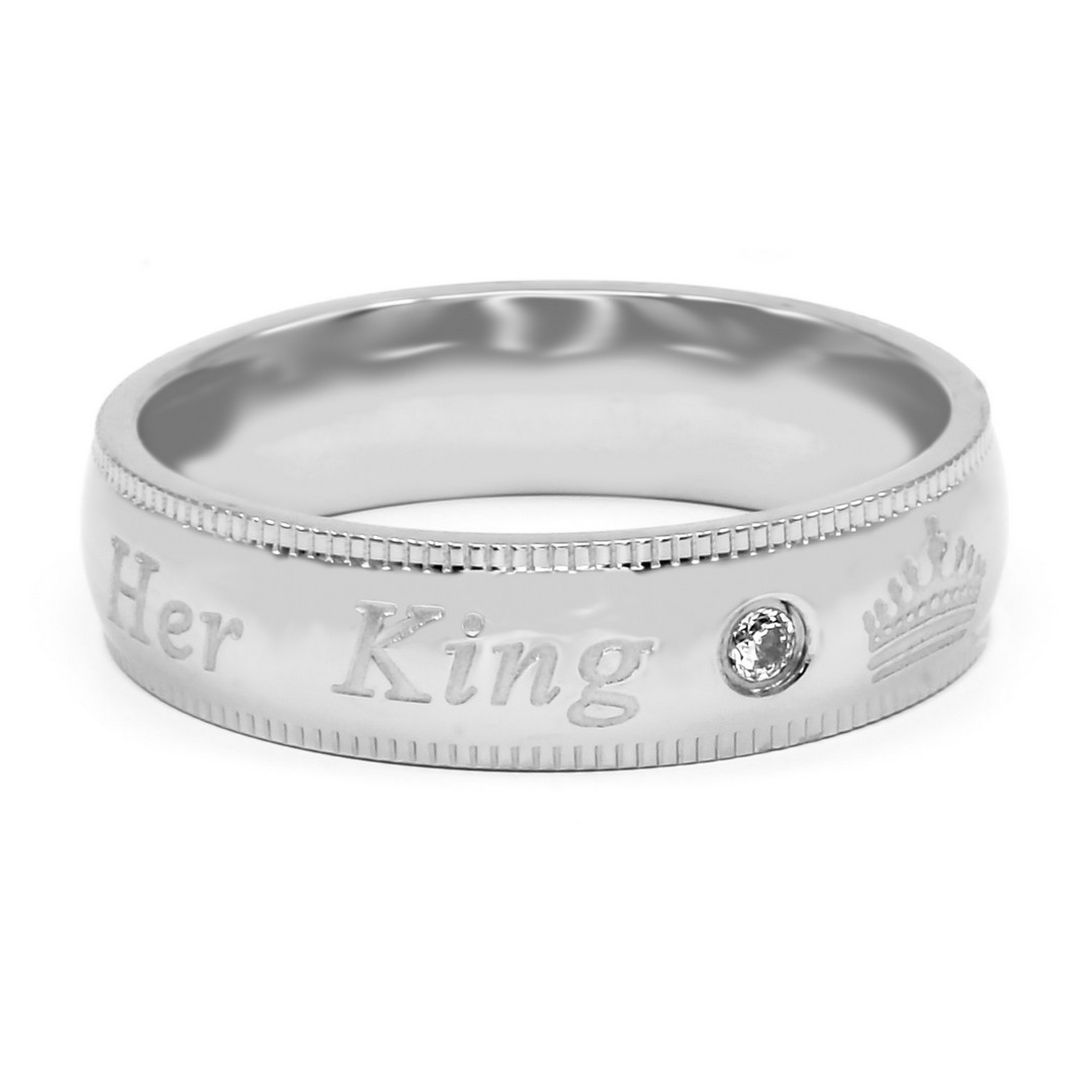 S3223 Pánský snubní prsten KING Velikost: 8 (EU: 56,5 - 58,5)