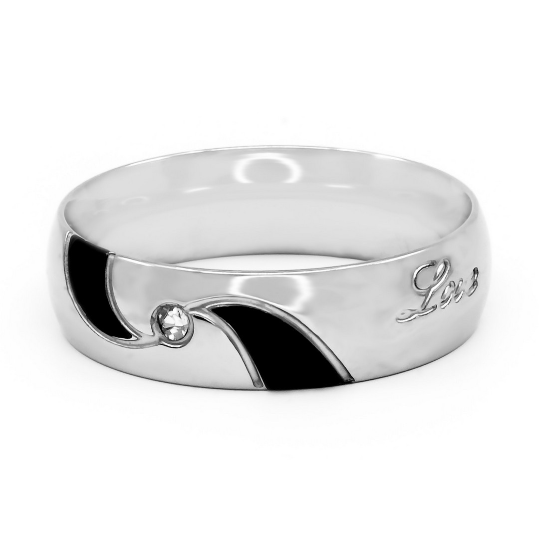 S3229 Pánský snubní prsten OPRAVDOVÁ LÁSKA Velikost: 8 (EU: 56,5 - 58,5)