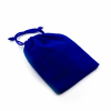 Semišový pytlík na šperky MODRÝ