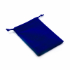 A0004 Semišový pytlík na šperky BLUE