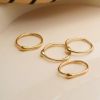 Prsten ROWENA GOLD (Velikost 6 (EU: 51,5 - 53,5))
